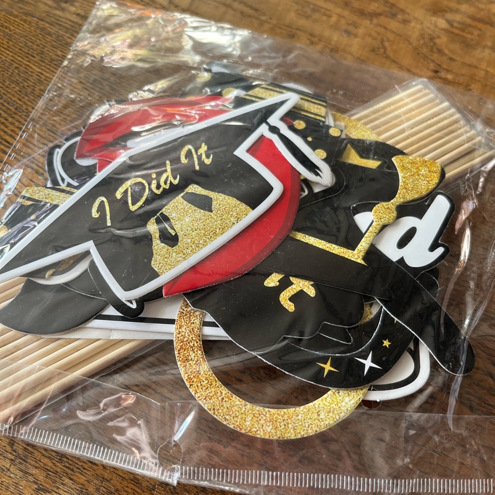 Graduation Celebration Photo Booth Props